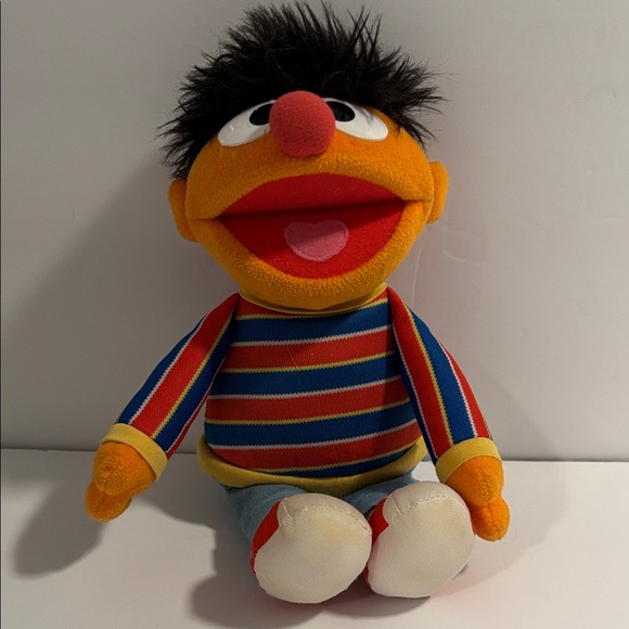 Vintage Sesame Street Ernie Gund 2002 Plush Stuffed Figure Doll - Picture 1 of 7
